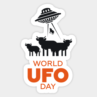 World UFO Day Sticker